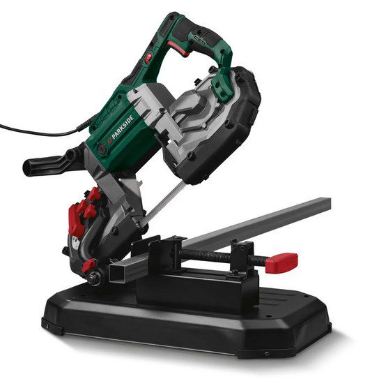 Parkside PMB 1100 B2 Metallbandsäge mit Untergestell für 79,99€ (statt 149€)
