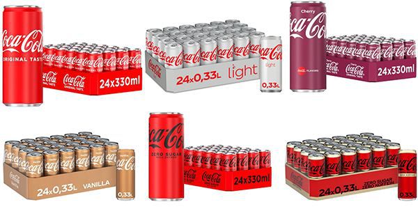 ☀️🥤 Der Sommer kommt! 24er Packs Coca Cola oder Fanta im Sale ab 15€   Günstiger als im Supermarkt!