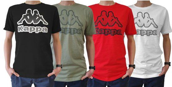 👕 5x Kappa Baumwoll Shirt mit großem Logo für 30€ (statt 60€)