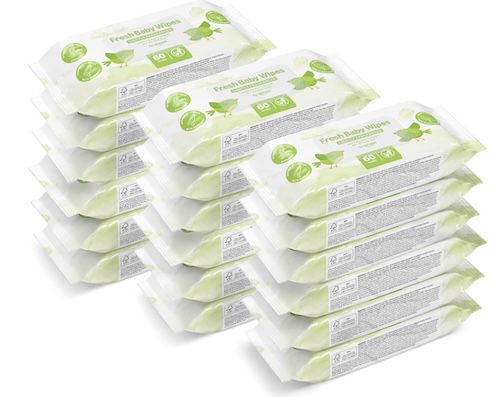 🧻 1.080er Pack by Amazon Fresh Baby Feuchttücher ab 12,20€ (statt 16€)