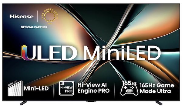 🤯 100 Zoll Hisense 100U7Q UHD Fernseher mit 100 Hz für 2.499€ (statt 3.249€)