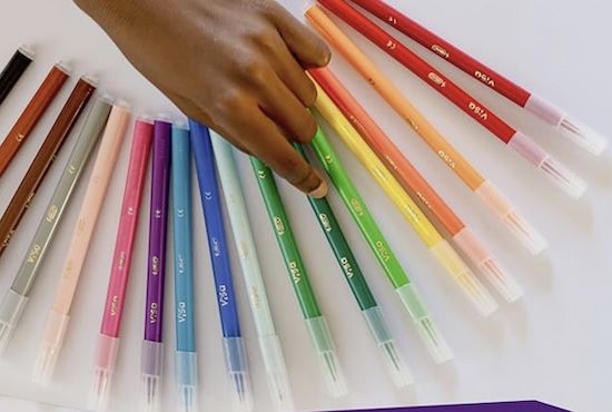 18er Pack BIC Kids Pinsel Fasermaler Visa, 18 farbig sortiert für 2,91€ (statt 5€)
