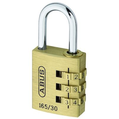 🔓 ABUS Zahlenschloss 165/30 aus Messing ab 9,75€ (statt 14€)