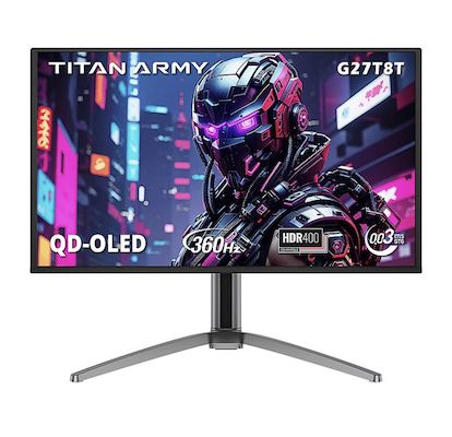 🖥️ Titan Army G27T8T – 27 Zoll OLED Gaming-Monitor für 452,64€ (statt 600€)