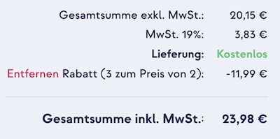 🍏 Apple Produkt Sale (3 für 2) + keine VSK   z.B. 3x Silikon Case für 24€ (statt 81€)