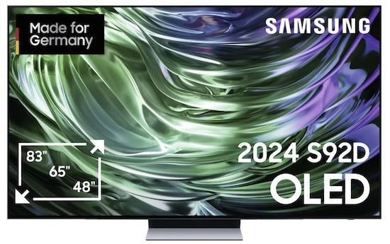🔥 Samsung GQ83S92D   83 Zoll OLED Fernseher für 1.999€ (statt 2.799€) + GRATIS Galaxy S24 FE