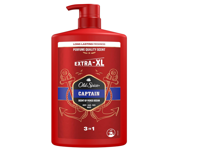 🏴‍☠️🦜Old Spice Captain 3 in 1 Duschgel extra XL [1L] für 6,87€ (statt 11€)