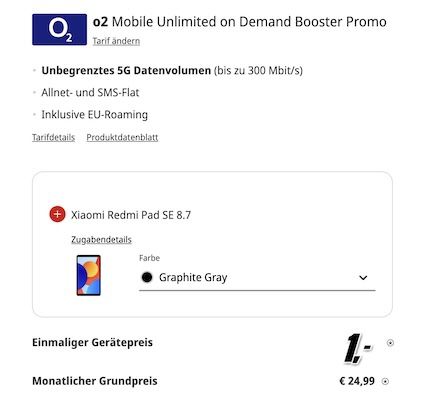 🤯 Über 220€ Ersparnis 🔥 Xiaomi 15 & Redmi Pad nur 1€ + o2 unlimited für 24,99€ mtl.
