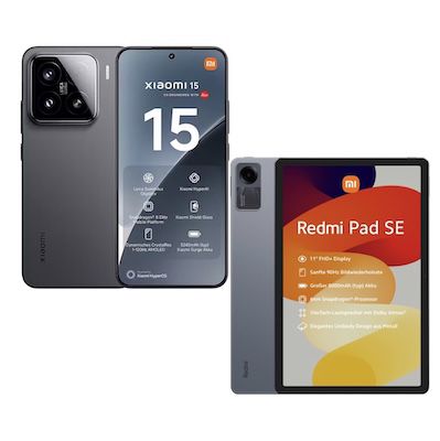 🤯 Über 220€ Ersparnis 🔥 Xiaomi 15 & Redmi Pad nur 1€ + o2 unlimited für 24,99€ mtl.