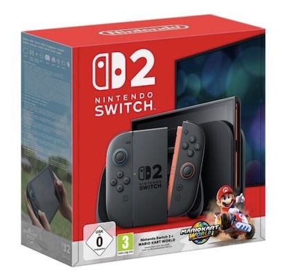 KNALLER! Ab Montag 🤯 Nintendo Switch 2 + Mario Kart World für 449€ (statt 510€)