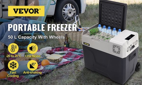 🥵 VEVOR Kompressor Kühlbox 50 Liter für 131,99€ (statt 179€)