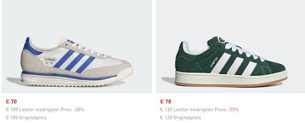 👟 adidas Sommer Sale bis  50% + keine VSK