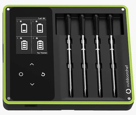 🥩 4er Set Outdoorchef Easy Check Wireless Bluetooth Grillthermometer für 124,90€ (statt 178€)