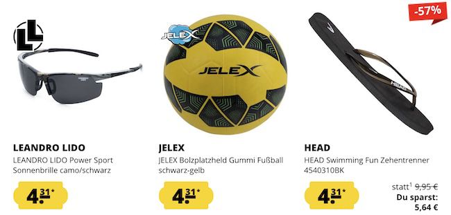 🔥 SportSpar Restgrößen Sale mit über 1.000 Angebote bis  97% + 5€ Gutschein ab 60€