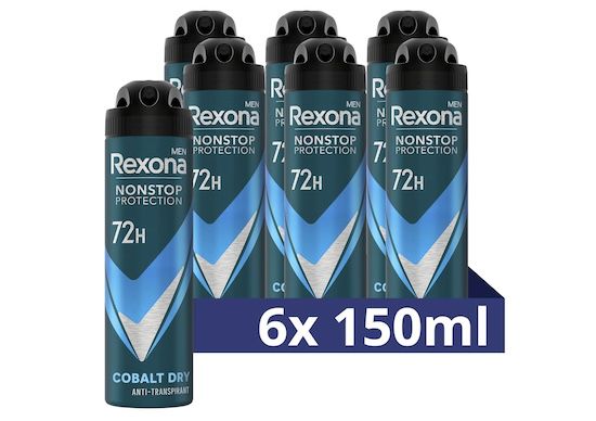 💨 6x Rexona Men Nonstop Protection Deo ab 11,95€ (statt 16€)