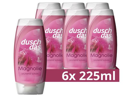 🚿 6x Duschdas Magnolie mit verwöhnender Duftformel für 5,64€ (statt 11€)