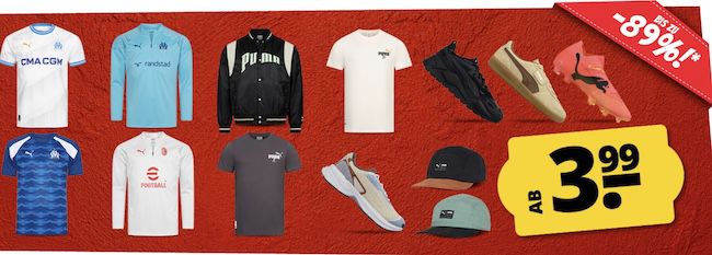 🔥 SportSpar Puma Sale mit 100 Neuheiten ab 3,99€ + 5€ Gutschein ab 60€