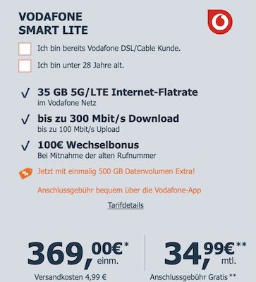🍏📱 Apple iPhone 16 Pro für 369€ + Vodafone Allnet 35GB 5G für 34,99€ mtl. + 100€ Bonus