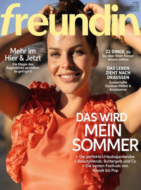 Jahresabo freundin   23 Ausgaben für nur 14,90€ (statt 94€)