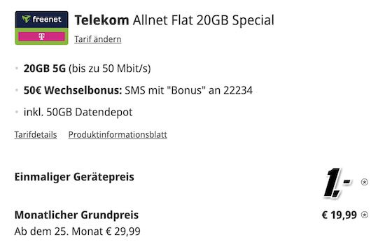 Über 200€ Ersparnis 🔥 Xiaomi 15 (512GB) für 1€ + Telekom Allnet 20GB für 19,99€ + 50€ Bonus