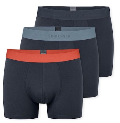 3er Pack Schiesser Herren 95/5 Organic Cotton Boxershorts für 19,95€ (statt 30€)