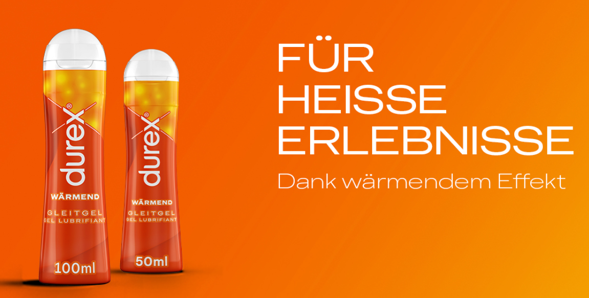 🍆💧 Durex Gleitgel wärmend 100 ml ab 4,49€ (statt 9€)
