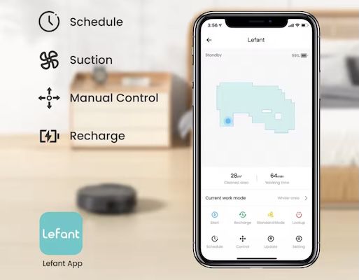 🧹 Lefant M210P WLAN Saugroboter mit App & Sprachsteuerung für 62,69€ (statt 113€) 🧹 Lefant M210P WLAN Saugroboter mit App & Sprachsteuerung für 62,69€ (statt 113€)