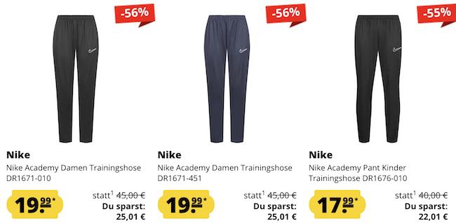 SportSpar 👕 Nike Halloween-Sale ab 3,99€ - z.B. Trainingsshirt Academy 23 für 12,35€ (statt 16€) SportSpar 👕 Nike Halloween Sale ab 3,99€ z.B. Trainingsshirt Academy 23 für 12,35€ (statt 16€)