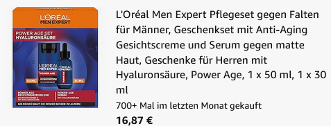 🧴 LOréal Men Expert Geschenkset für Männer ab 16,87€ (statt 22€)