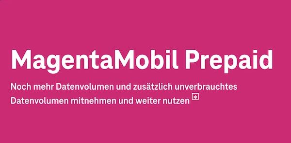 🔥 Telekom MagentaMobil Prepaid M mit 33GB nur 9,95€