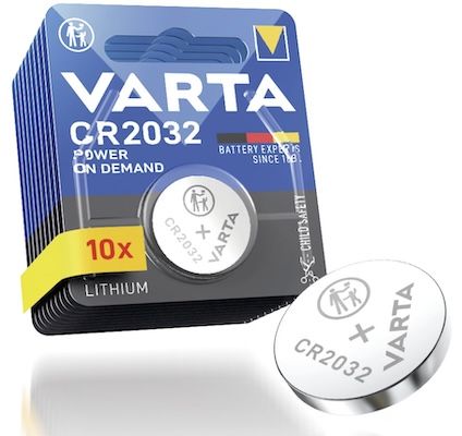 🔋 10x VARTA Batterien Knopfzelle CR2032 für 3,60€
