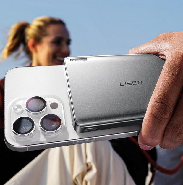 LISEN Hyper-Slim 10.000mAh MagSafe PowerBank für 29,99€ (statt 60€)