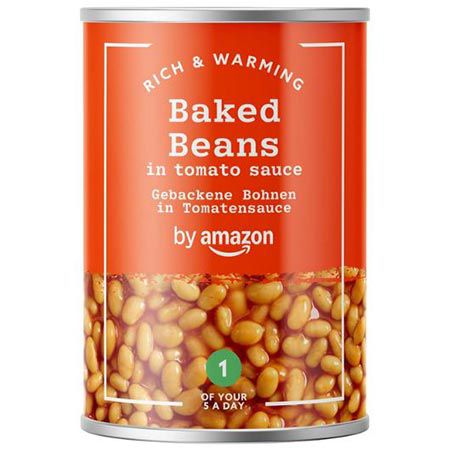 🫘 4 x by Amazon Baked Beans in Tomatensauce, je 420g ab 5,25€