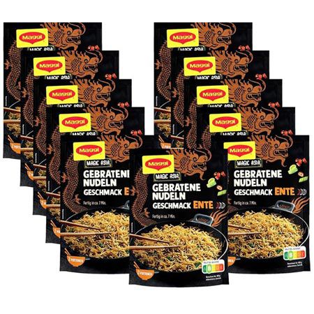 🍜 11er Pack Maggi Magic Asia Gebratene Nudeln Ente ab 13€ (statt 16€)