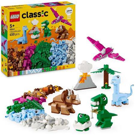 LEGO 11041 Classic Kreative Dinosaurier Bauset für 21,99€ (statt 26€)
