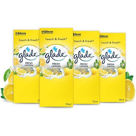 👃🏻 4er Pack Glade Touch & Fresh Nachfüller, Fresh Lemon ab 6,62€ (statt 8€)