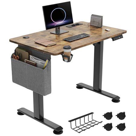 📋 Yitahome Elektrisch Höhenverstellbarer Schreibtisch, 100x60cm für 95,99€ (statt 160€)
