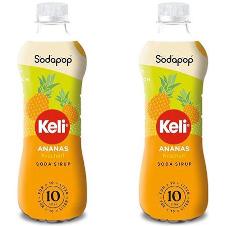 🍍 2er Pack Sodapop Keli Ananas Sirup, je 500ml für 7€ (statt 10€)