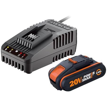 🔋 Orignal Worx WA3601 2Ah PowerShare Akku mit Ladegerät für 24,99€ (statt 35€)