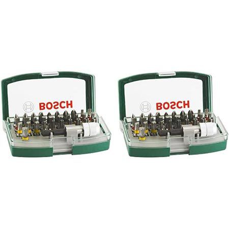 🧰 2er Pack Bosch Schrauberbit-Set, je 32tlg. für 12€ (statt 17€)