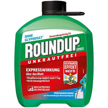 🏡 5 Liter Roundup Unkrautfrei Express ohne Glyphosat für 27,99€ (statt 36€)