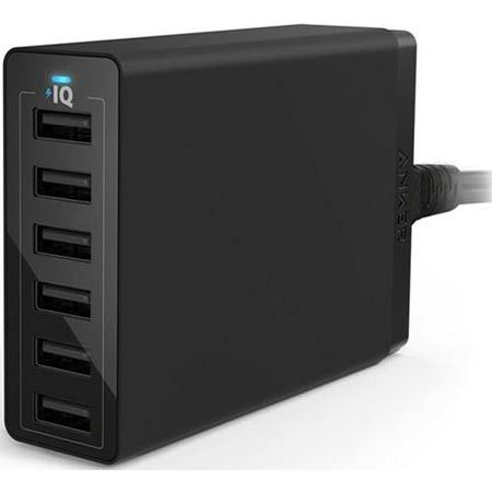 🔌 Anker PowerPort 6 – 6-Port USB Ladegerät mit 60W für 25,99€ (statt 36€)