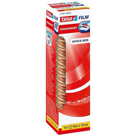 📦 12er Pack tesa tesafilm transparent, 10m x 12mm für 5,19€ (statt 7€)