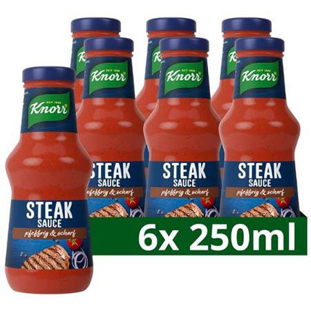 🥩 6er Pack Knorr Steak Sauce mit würzigem Geschmack ab 8,62€ (statt 11€)
