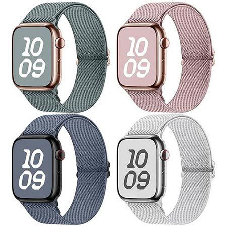 4x Fullmosa Nylon Armbänder für Apple Watch ab 7,79€ – verschiedene Designs
