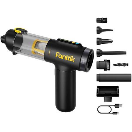 🧹 Fanttik Slim V10 Mix Kabelloser Auto-Staubsauger für 58,51€ (statt 90€)