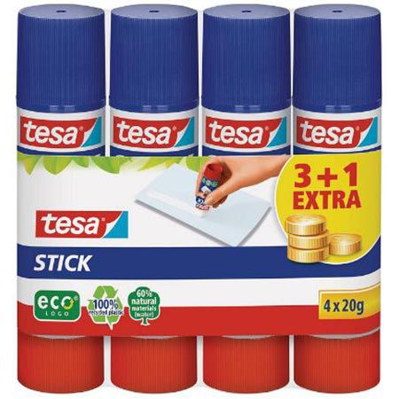 4er Pack tesa Stick ecoLogo Klebestift, je 20g für 5,79€ (statt 7€)