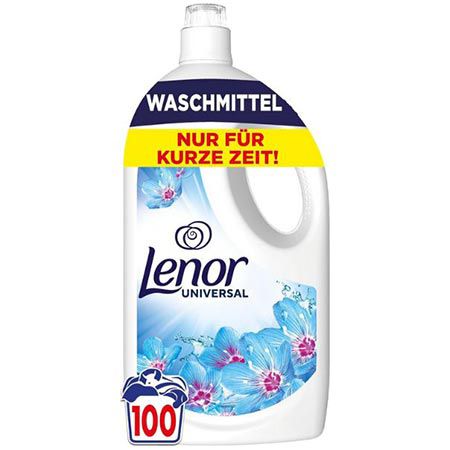 🧴 Lenor Aprilfrisch Universal Flüssigwaschmittel, 100 WL für 19,99€ (statt 24€)
