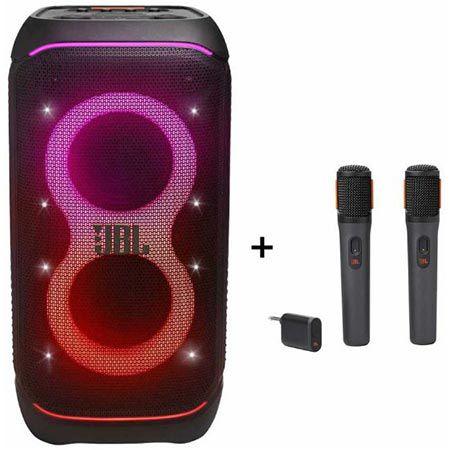 🪩 JBL PartyBox Stage 320 + Wireless Microphone Set für 476,95€ (statt 549€)