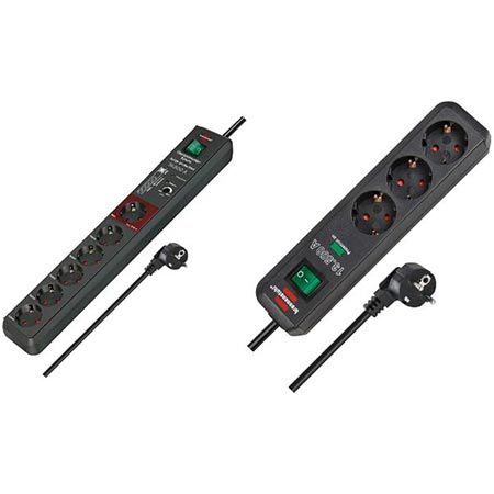 🔌 Brennenstuhl Secure-Tec 6-Fach + Eco-Line 3-Fach Steckdosenleiste für 29,70€ (statt 40€)